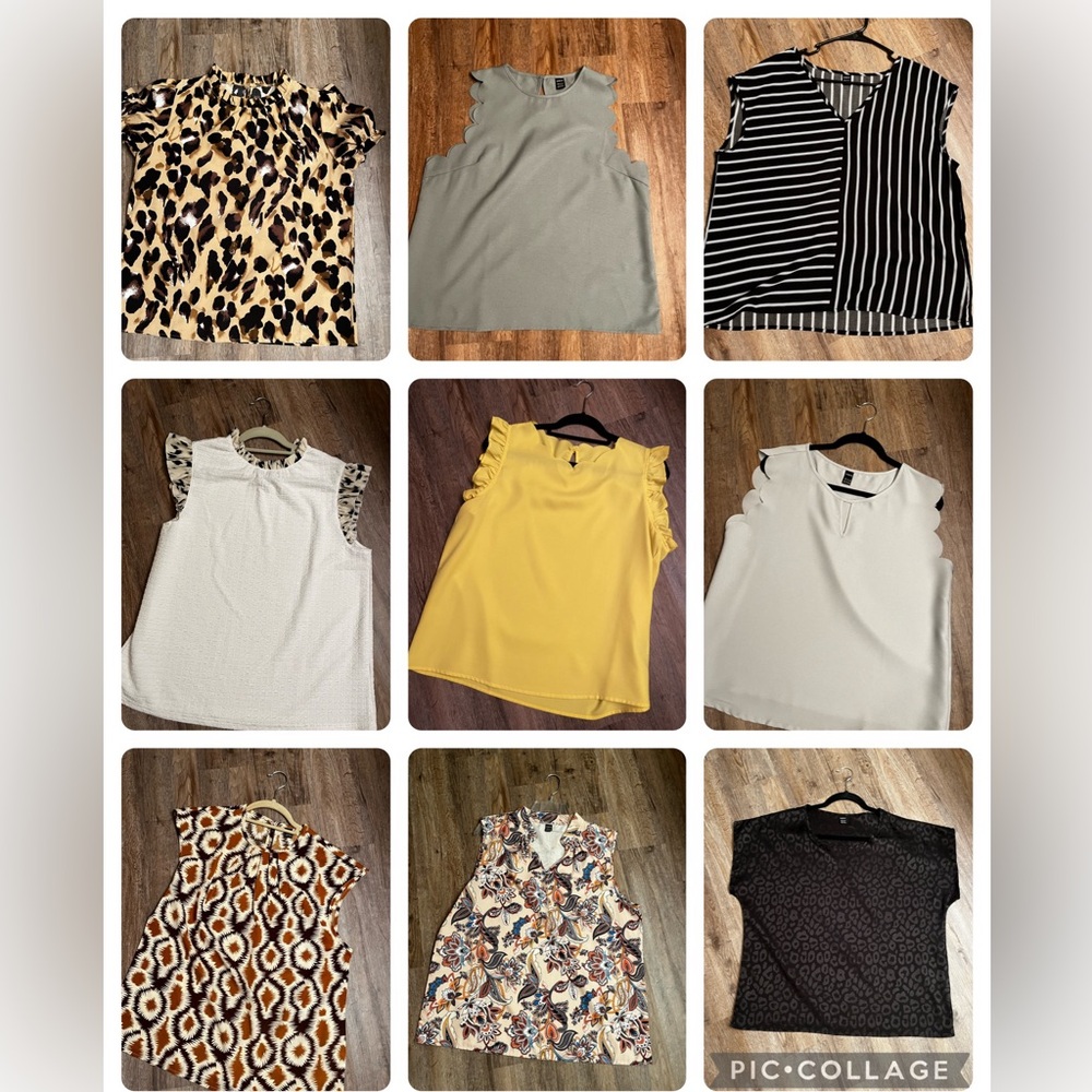 Works tops Bundle of 9